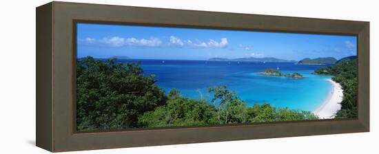 Trunk Bay Virgin Islands National Park St. John Us Virgin Islands-null-Framed Stretched Canvas