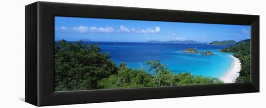 Trunk Bay Virgin Islands National Park St. John Us Virgin Islands-null-Framed Stretched Canvas