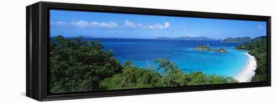 Trunk Bay Virgin Islands National Park St. John Us Virgin Islands-null-Framed Stretched Canvas