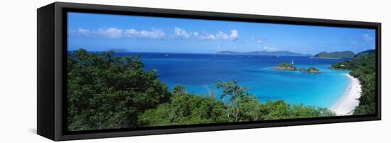 Trunk Bay Virgin Islands National Park St. John Us Virgin Islands-null-Framed Stretched Canvas