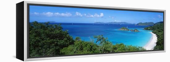 Trunk Bay Virgin Islands National Park St. John Us Virgin Islands-null-Framed Stretched Canvas