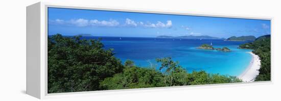 Trunk Bay Virgin Islands National Park St. John Us Virgin Islands-null-Framed Stretched Canvas