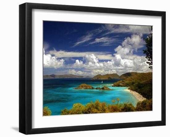 Trunk Bay-J.D. Mcfarlan-Framed Photographic Print