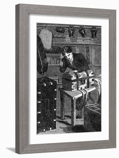 Trunk Maker 1827-null-Framed Art Print