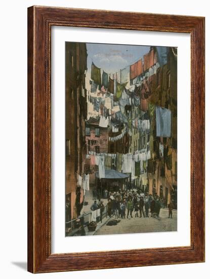 Truogoli Di Santa Brigida; Genoa. Postcard Sent in 1913-Italian Photographer-Framed Giclee Print