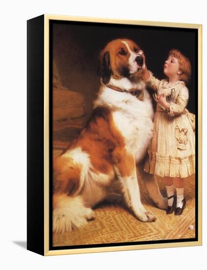 Trust, 1888-Charles Burton Barber-Framed Premier Image Canvas