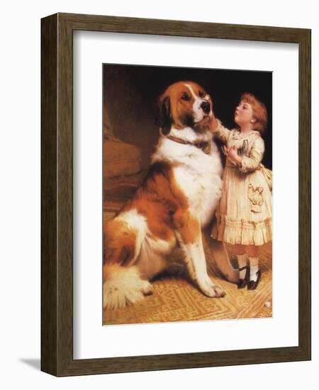 Trust, 1888-Charles Burton Barber-Framed Giclee Print