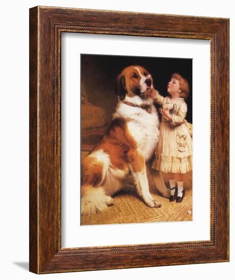 Trust, 1888-Charles Burton Barber-Framed Giclee Print