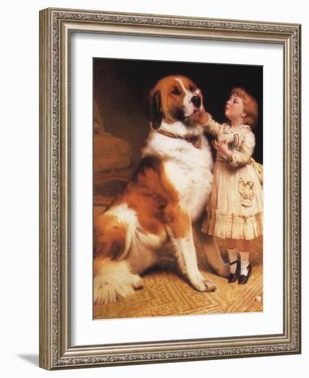 Trust, 1888-Charles Burton Barber-Framed Giclee Print