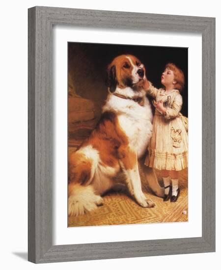 Trust, 1888-Charles Burton Barber-Framed Giclee Print