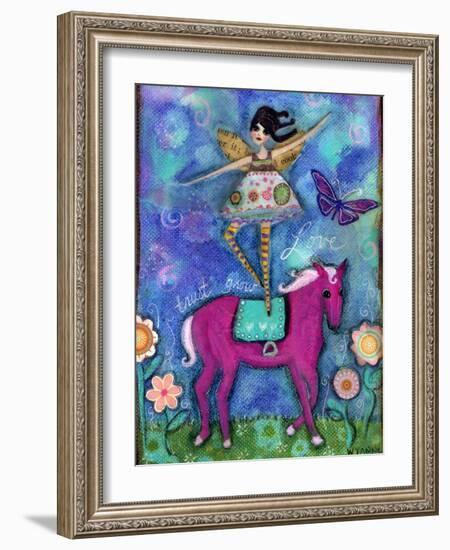 Trust Grow Love-Wyanne-Framed Giclee Print