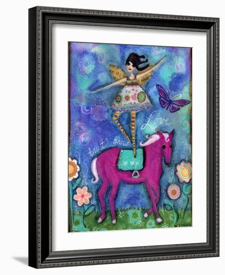 Trust Grow Love-Wyanne-Framed Giclee Print