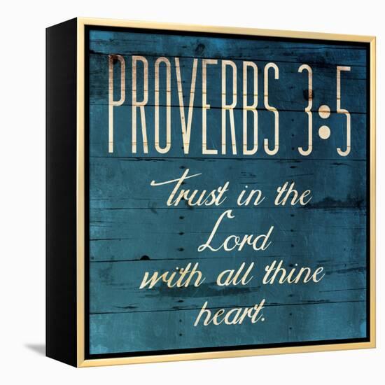 Trust In The Lord Clean-Jace Grey-Framed Stretched Canvas