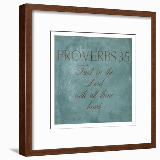 Trust In The Lord-Jace Grey-Framed Art Print