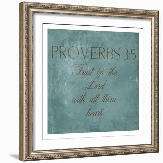 Trust In The Lord-Jace Grey-Framed Art Print