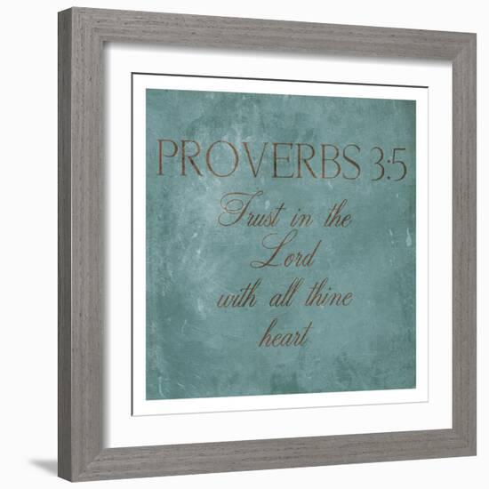 Trust In The Lord-Jace Grey-Framed Art Print