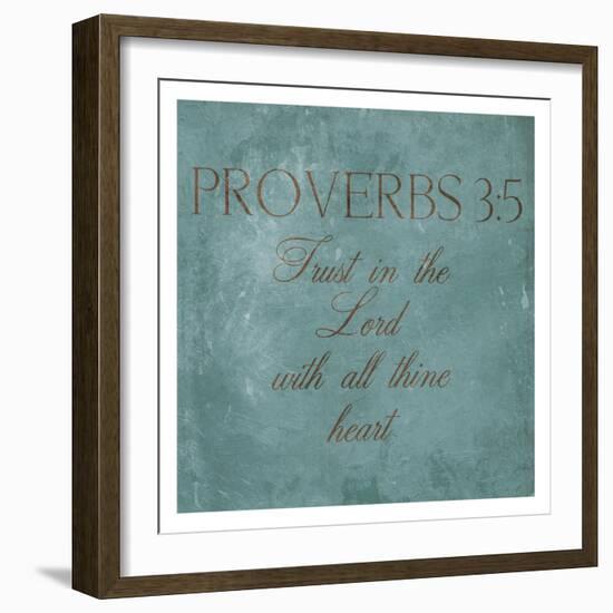 Trust In The Lord-Jace Grey-Framed Art Print