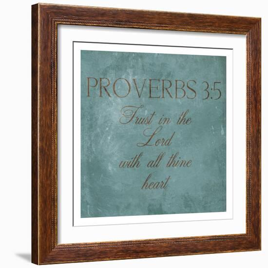 Trust In The Lord-Jace Grey-Framed Art Print