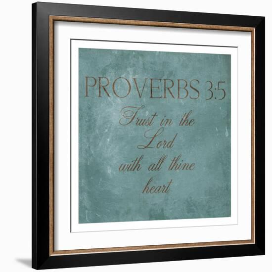 Trust In The Lord-Jace Grey-Framed Art Print