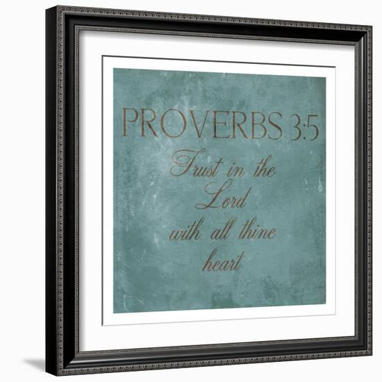 Trust In The Lord-Jace Grey-Framed Art Print