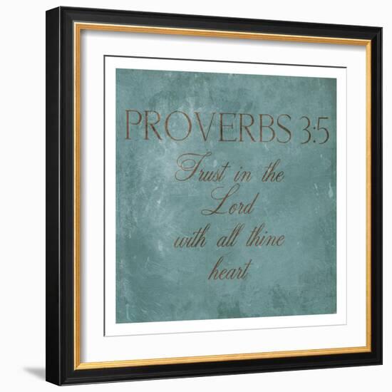 Trust In The Lord-Jace Grey-Framed Art Print