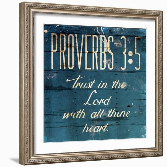 Trust In The Lord-Jace Grey-Framed Art Print