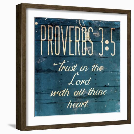 Trust In The Lord-Jace Grey-Framed Art Print