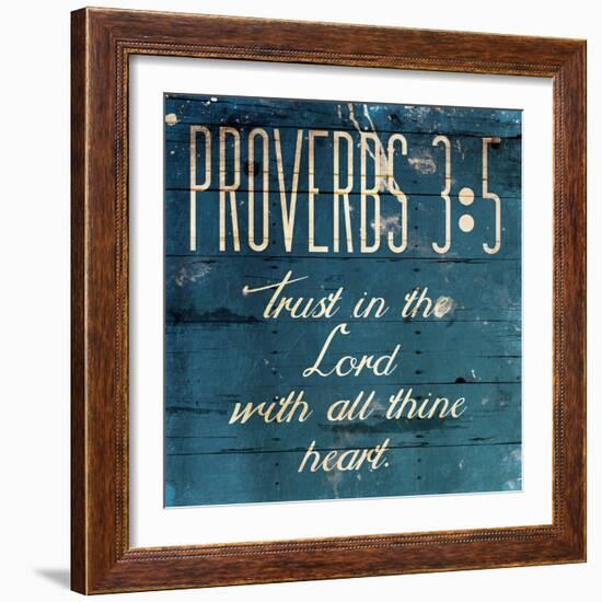 Trust In The Lord-Jace Grey-Framed Art Print