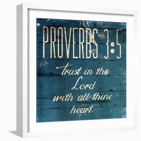 Trust In The Lord-Jace Grey-Framed Art Print