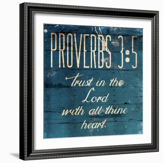 Trust In The Lord-Jace Grey-Framed Art Print