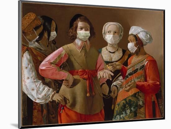 Trust in the Time of Sickness, 2020 (Digital Collage)-Trygve Skogrand-Mounted Giclee Print