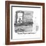 "Trust me, this place is worth the wait." - New Yorker Cartoon-Jason Patterson-Framed Premium Giclee Print