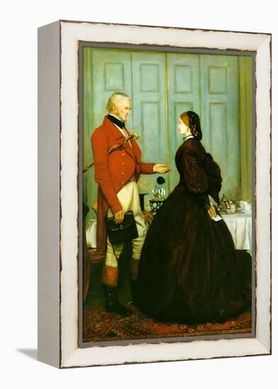 Trust Me-John Everett Millais-Framed Stretched Canvas