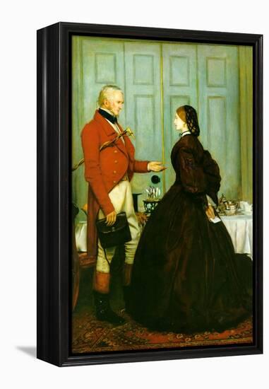 Trust Me-John Everett Millais-Framed Stretched Canvas