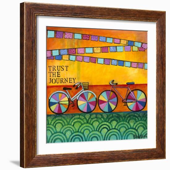 Trust the Journey-Carla Bank-Framed Premium Giclee Print