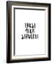 Trust Your Struggle-Brett Wilson-Framed Giclee Print