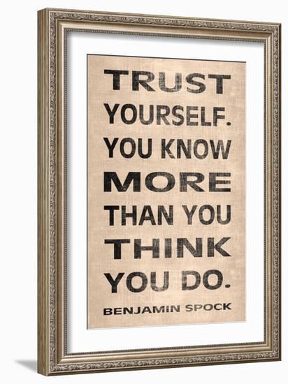 Trust Yourself-N. Harbick-Framed Art Print