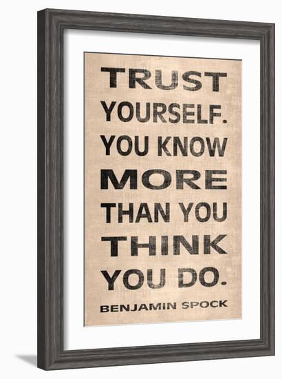 Trust Yourself-N. Harbick-Framed Art Print