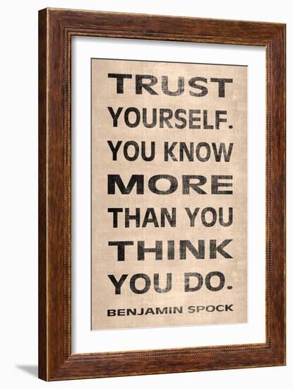 Trust Yourself-N. Harbick-Framed Art Print