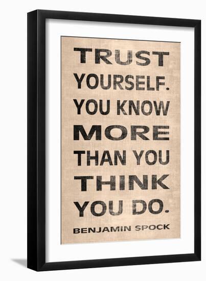 Trust Yourself-N. Harbick-Framed Art Print