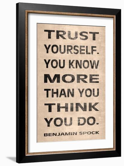 Trust Yourself-N. Harbick-Framed Art Print