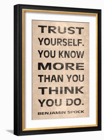 Trust Yourself-N. Harbick-Framed Art Print