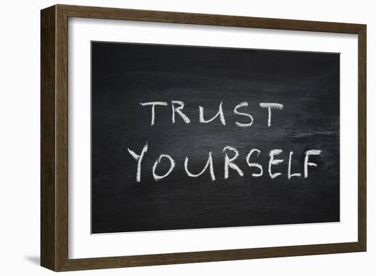 Trust Yourself-Yury Zap-Framed Art Print