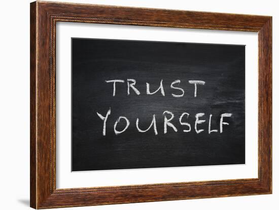 Trust Yourself-Yury Zap-Framed Art Print