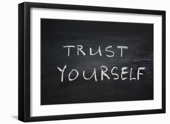 Trust Yourself-Yury Zap-Framed Art Print