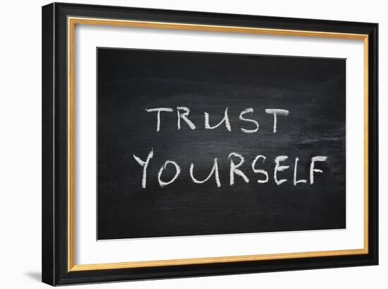 Trust Yourself-Yury Zap-Framed Art Print