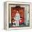 "Truth about Santa" or "Discovery", December 29,1956-Norman Rockwell-Framed Premier Image Canvas
