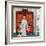 "Truth about Santa" or "Discovery", December 29,1956-Norman Rockwell-Framed Giclee Print