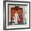 "Truth about Santa" or "Discovery", December 29,1956-Norman Rockwell-Framed Giclee Print