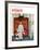 "Truth about Santa" or "Discovery" Saturday Evening Post Cover, December 29,1956-Norman Rockwell-Framed Giclee Print